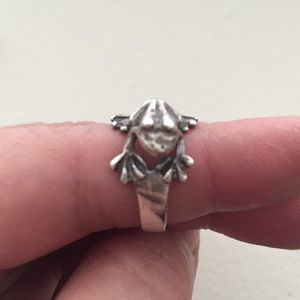 9.25 Silver Frog Ring