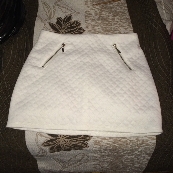 White Mini Skirt