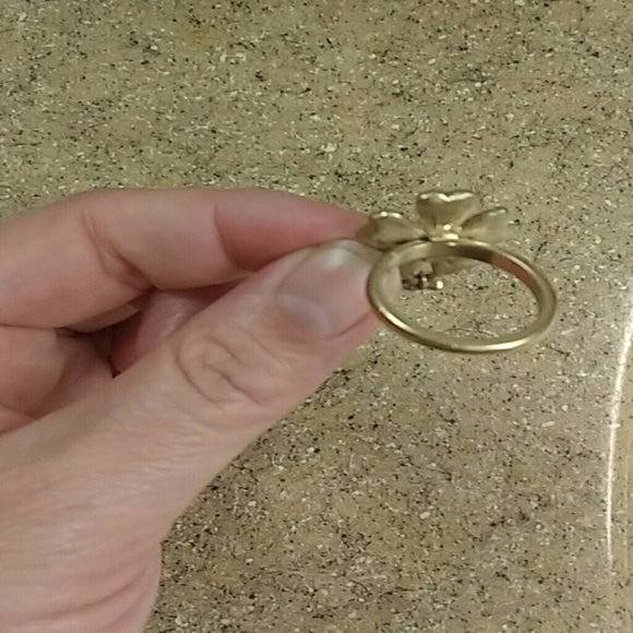 Flower and Bee ring by Park Lane Jewelers - Picture 2 of 2