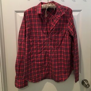 Plaid blouse