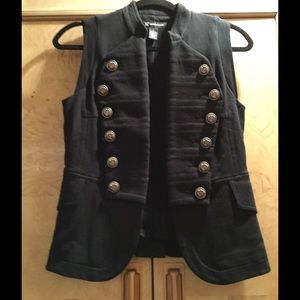 INC black military vest size S