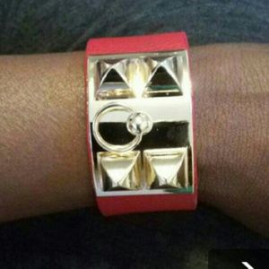 Red pyramid Cuff