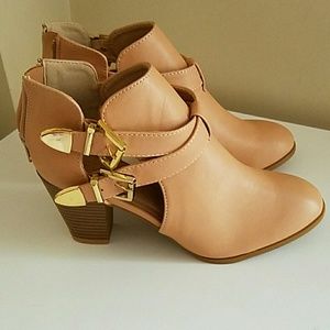 Cream Booties