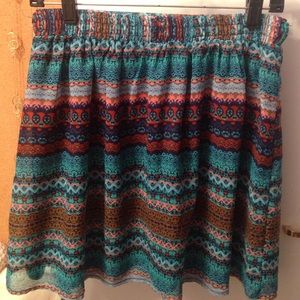 Mossimo patterned skirt