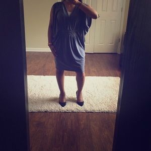 Sent to GoodWill. Draped V-Neck Dress