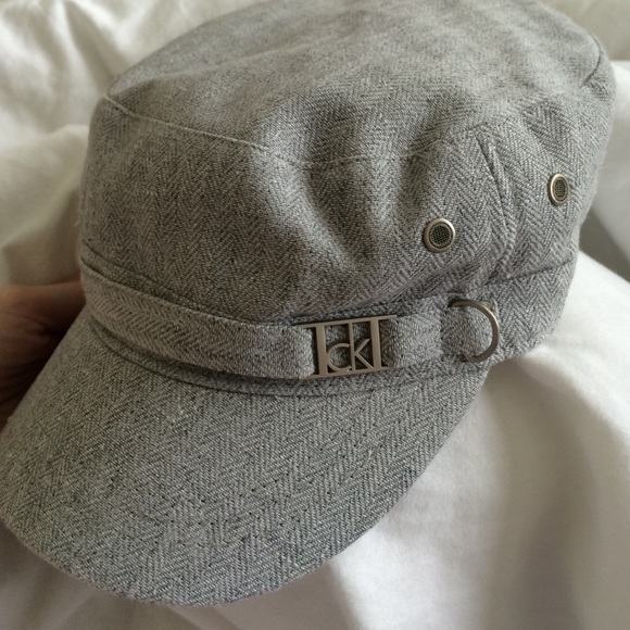 Gray Calvin Klein hat
