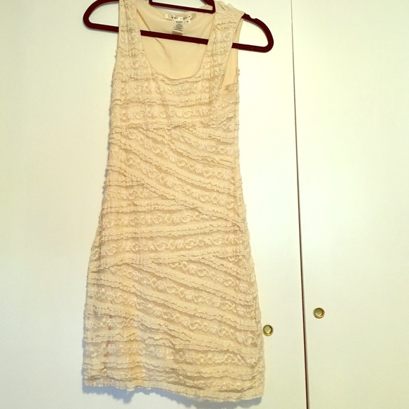 Cream lace dress