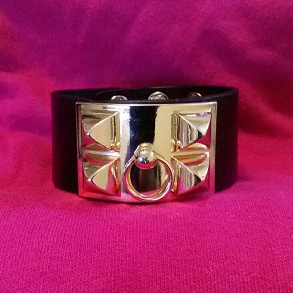 Black Pyramid Cuff