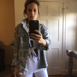 Urban Outfitters Light Camo Top by BDG