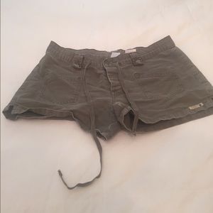 Army Green Short Shorts