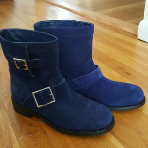 Jimmy Choo Suede Biker Boot