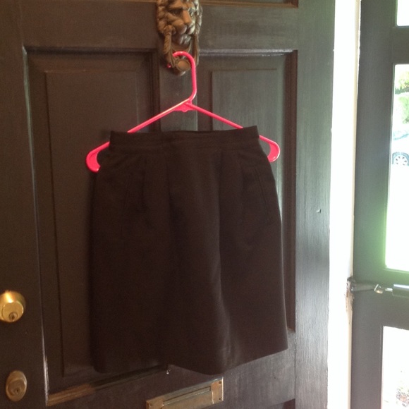 Austin Reed Black Gabardine Mini Skirt Size 4