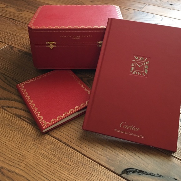 Cartier watch presentation box