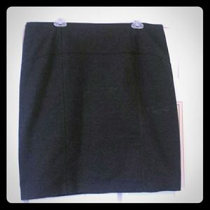 Charcoal pencil skirt