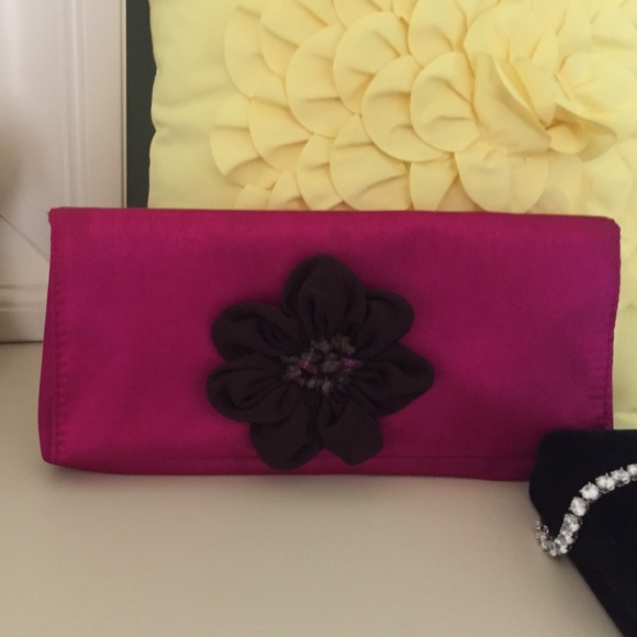 Stylish hot pink clutch!