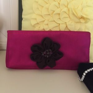 Stylish hot pink clutch!