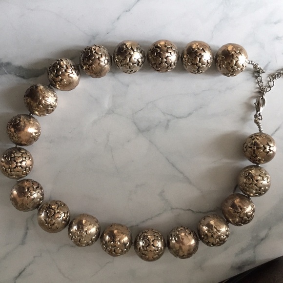 Beautiful vintage inspired silver necklace💙