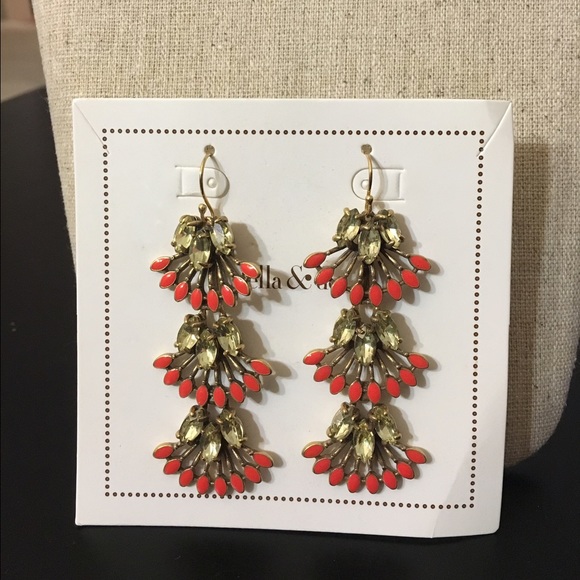 Coral Cay earrings - Stella&Dot
