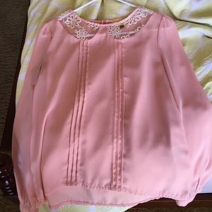 Pink Collared Shirt