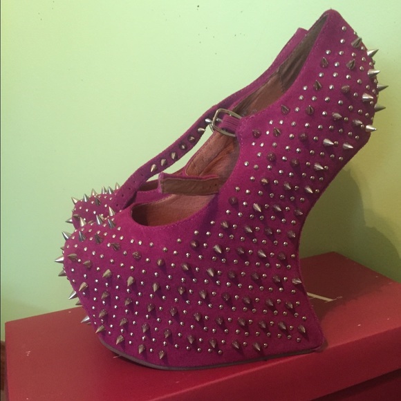 Jeffery Campbell 'prickly' heeless shoes