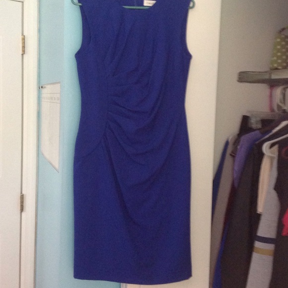 Calvin Klein Royal Blue fitted dress