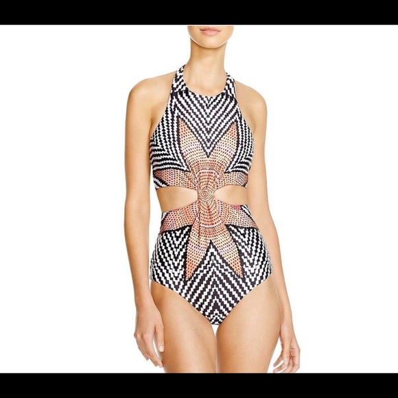 High Waisted One Piece Bathing Suit