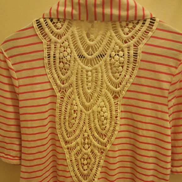 Cute crocheted back over shity