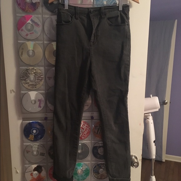 URBAN OUTFITTERS BDG high waisted dark grey skinny