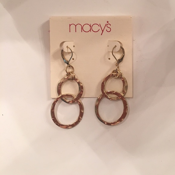 Macy's gold earrings