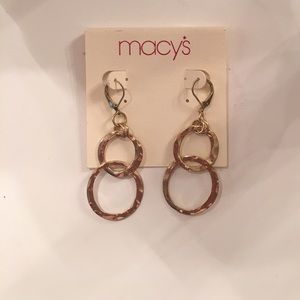 Macy's gold earrings