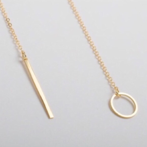 •Last one • Elegant Gold Plated Chain Necklace - Picture 2 of 3