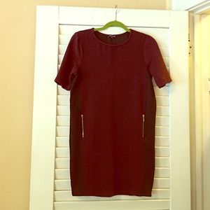 Beautiful burgundy work dress