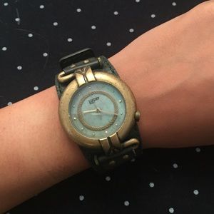 Leather Lucky Brand watch ⏱