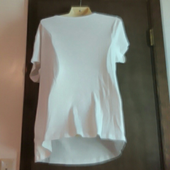 White Ruffled Top - Picture 2 of 2