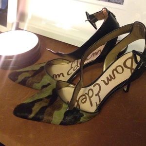 Sam Edelman Camo Calf Hair pumps