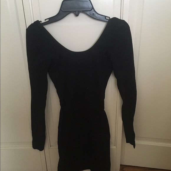 AMERICAN APPAREL black body con dress