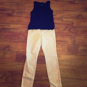 Black Banana Republic blouse (pants sold sep.)