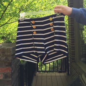 Navy Sailor Shorts
