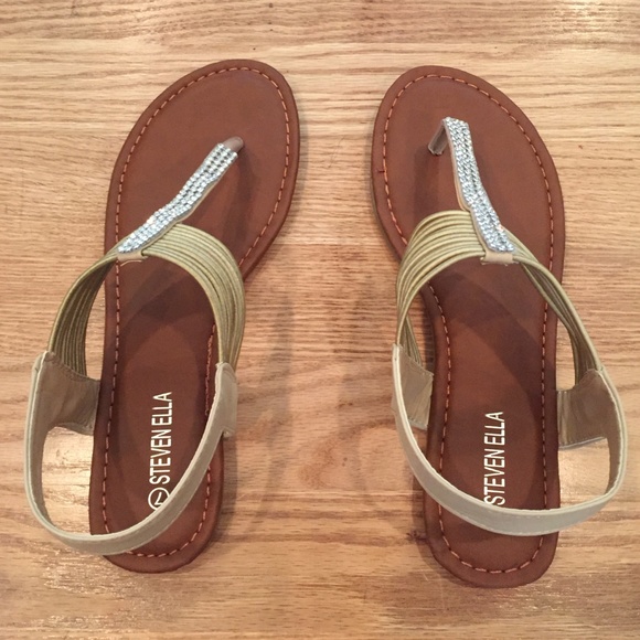 ✨Sparkle Sandal in Beige✨ - Picture 3 of 3