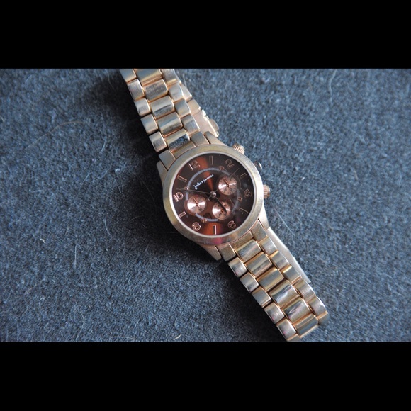 Jules+James Rose Gold Boyfriend Watch