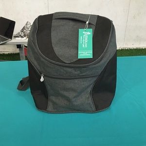 Initials Inc. cooler backpack black/charcoal new