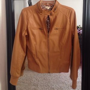Zenana Outfitters Leather Sport Jacket