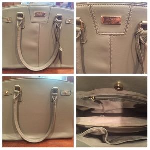 BCBG PARIS CHIC STORY TOTE GREY