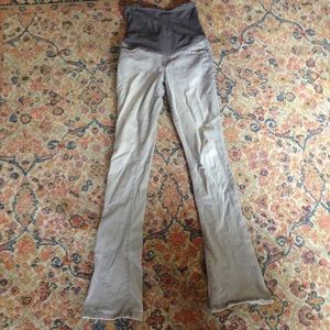 Grey maternity jeans