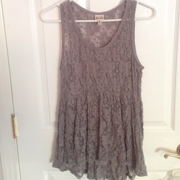 Mudd All-Over Lace Tank Top - Picture 2 of 2