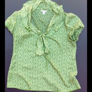 Banana Republic Green Blouse