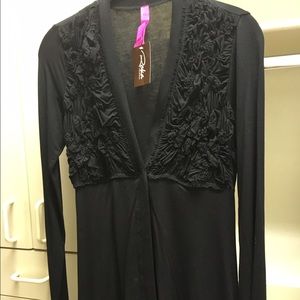 Bailey 44 Black long sleeve top