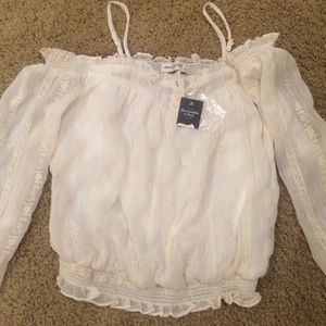 New! Abercrombie & Fitch Cold Shoulder Top