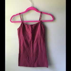 Maroon cami