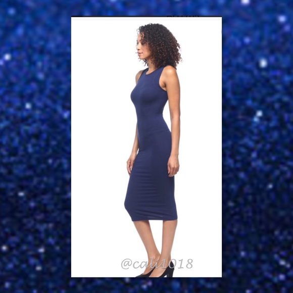 LAST 1🆕Perfect Navy Midi Tank Dress 5⭐️ - Picture 2 of 4